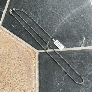 Sterling Silver 925 adjustable link Chain Necklace 21” long to smaller